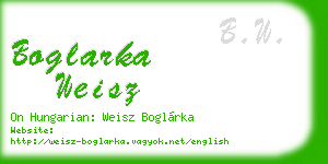 boglarka weisz business card